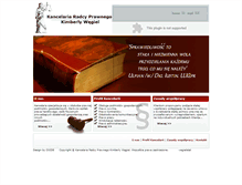 Tablet Screenshot of kancelaria-krakow.eu